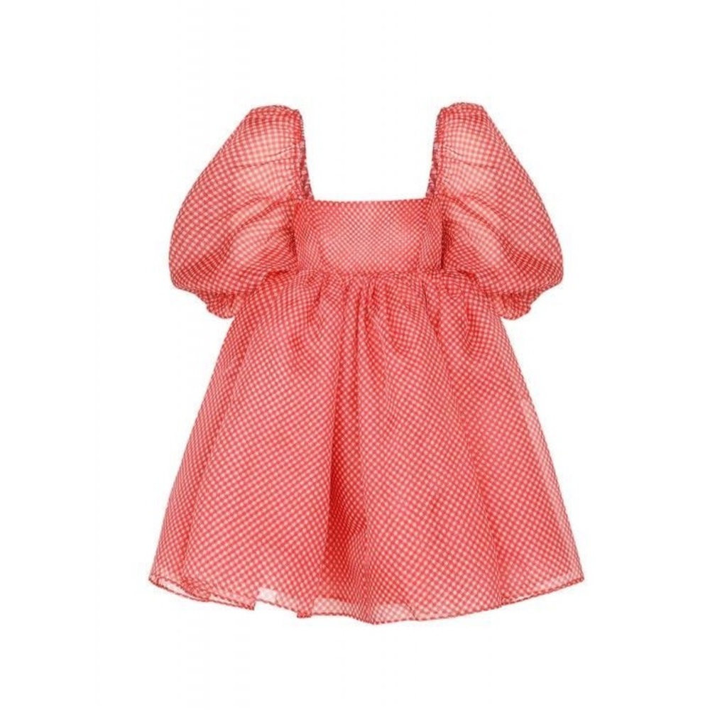 Baby gingham puff - Picture 2 of 3